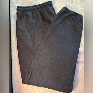 Athletic Works Gray Sweatpants with Elastic Waistband